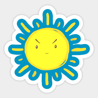 bad sun Sticker